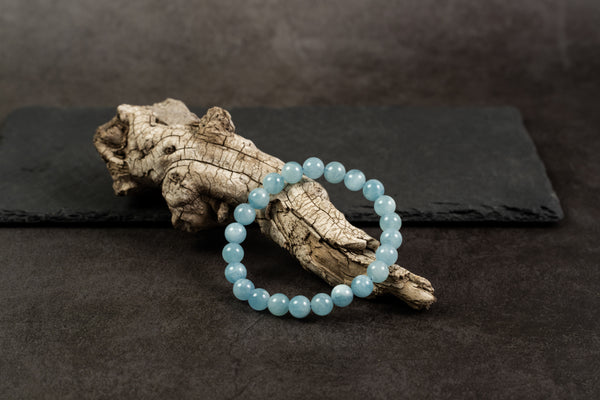 Natural Aquamarine Crystal Bracelet